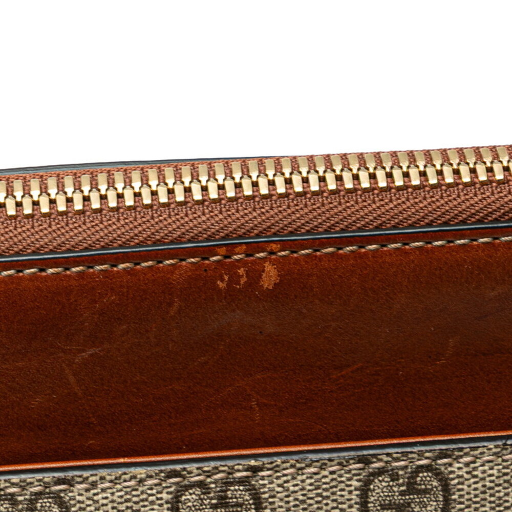 GUCCI Authentic Brown Leather Shoulder Bag - Picture 5 of 11